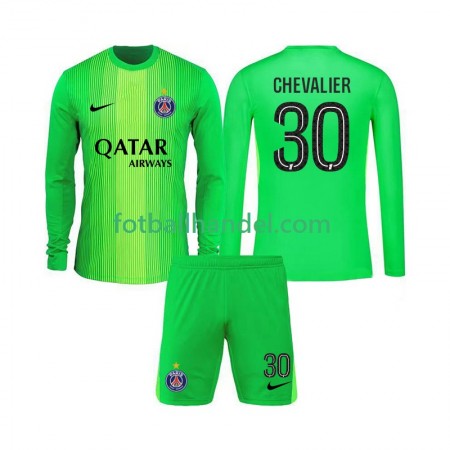 Barn Fotballdrakter Keeper Paris Saint-Germain Lucas Chevalier 30 Borte 2025-26 Langermet